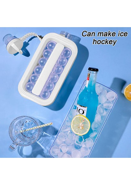 2 In 1 Taşınabilir Buz Topu Maker Buz Topu Yapma Buz Şişesi Buz Küp Çanta Dıy Buz Hokeyi Su Isıtıcısı Bar Mutfak Açık Aracı Için | Spor Şişeleri (Yurt Dışından)