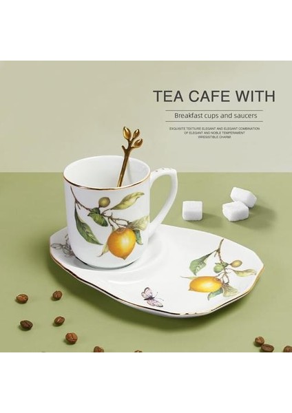 250 ml Fransız Retro Çaydanlık Kahve Kupa Kaşık Set Altın Kenar Fincan Firması Çilek Çiçek Büyük Çay Fincanı Öğleden Sonra Çay Restoran Kafe | Kupalar (Yurt Dışından) fiyatları