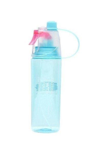 (Mavi (Renk Kutusu)) Su Şişesi Yaratıcı Sprey Plastik Moda Çok Amaçlı Yetişkin Öğrenci Spor Taşınabilir Soğutma ve Nemlendirici Hediye Bardağı (Yurt Dışından)