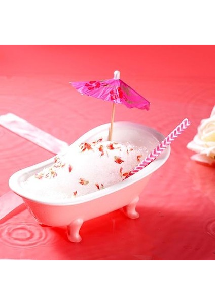 Yaratıcı 3D Mini Küvet Kokteyl Cam Seramik Smoothies Bardak Tiki Bar Charms Sorbet Konteyner Kupa Milkshake Soğuk Içecek Gözlük | Kokteyl Camı (Yurt Dışından) modelleri