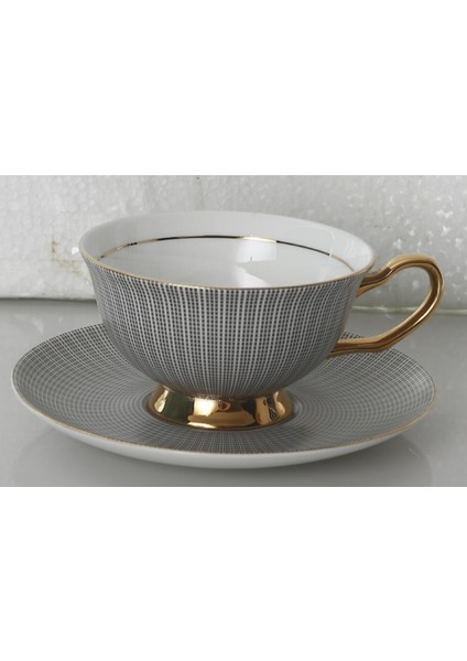 Avrupa Noble Kemik Çini Kahve Fincanı Tabağı Kaşık Seti 200 ml Lüks Seramik Kupa Üst Sınıf Porselen Çay Kupası Cafe Parti Drinkware | Kupalar (Yurt Dışından)