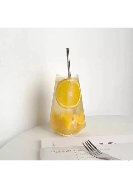 500ML Ins Stil Yaratıcı Moda Şeffaf Cam Bira Kokteyl Içecek Kupası Restoran Bar Dekorasyon Şarap Seti | Bira Steins (Yurt Dışından)