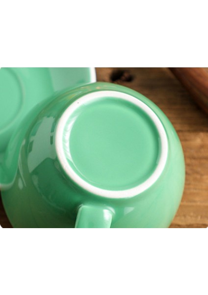Loveramics Yumurta 80ML Profesyonel Kupası ve Tabağı Set Garland Kupası Latte Kahve Temel Renk Seramik Çay Kahvaltısı Ev Drinkware | Kahve Kupaları ve kupalar (Yurt Dışından)