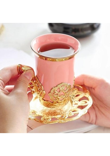 2/6 Adet Seramik Kahve Fincanı ve Tabağı Set Luxuly Nordic Phnom Penh Fincan Fincan Seti Set Modern Basit Ev Süt Kupa Çay Bardak Hediye Setleri | Kupalar (Yurt Dışından)
