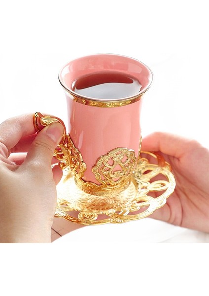 2/6 Adet Seramik Kahve Fincanı ve Tabağı Set Luxuly Nordic Phnom Penh Fincan Fincan Seti Set Modern Basit Ev Süt Kupa Çay Bardak Hediye Setleri | Kupalar (Yurt Dışından)