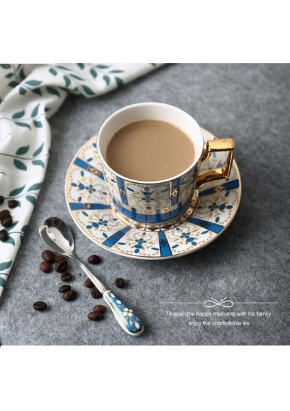 Phnom Penh Kahve Fincanı ve Tabaklar Seramik Kahve Fincanları Ingiliz Öğleden Sonra Çay Çay Fincanı Porselen Ev Partisi Drinkware 160ML | Kahve Fincanı ve tabak Setleri (Yurt Dışından) fırsatları