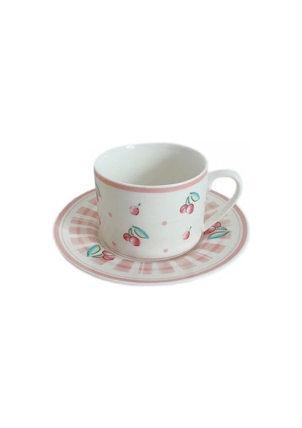Yaratıcı Kahve Kupa Çay Bardağı Saksı Seti Pratik Kek Tatlı Plaka Seramik Plaka Süt Çay Içme Kupası Mutfak Araçları | Teacup tabak Setleri (Yurt Dışından) fırsatları