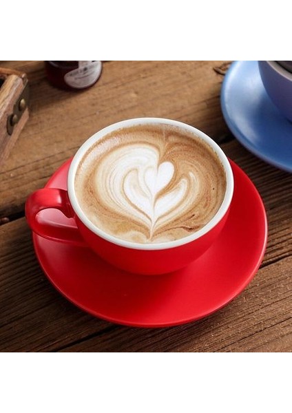 220ML Avrupa Tarzı Yaratıcı Seramik Kupası Porselen Kahve Fincanları Çay Kupalar Ofis Kahvaltı Süt Kupa Su Drinkware | Kahve Kupası ve tabak Setleri (Yurt Dışından)