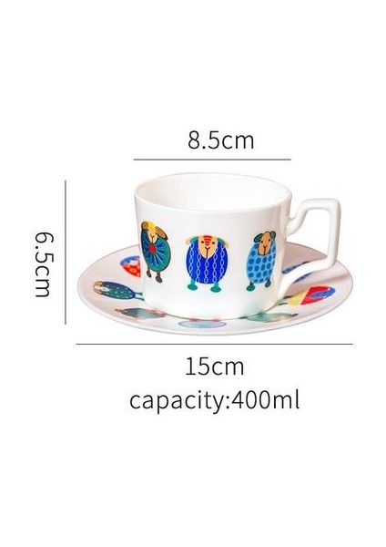 Yeni Tasarım Kuzu Kemik Çini Çay Bardağı ve Tabağı Seti Kahve Fincanı Kupalar Kahve Fincan Kahve Fincanı Seti | Kahve Fincanı ve tabak Setleri (Yurt Dışından)