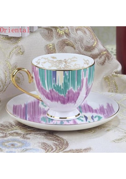 Zarif Kemik Çini Çay Bardağı Daire Kaşık Seti 200 ml Seramik Çay Fincanı Beyaz Porselen Kahve Fincanı Çay Seti Cafe Espresso Kupası | Kahve Kupaları ve kupalar (Yurt Dışından) fiyatları