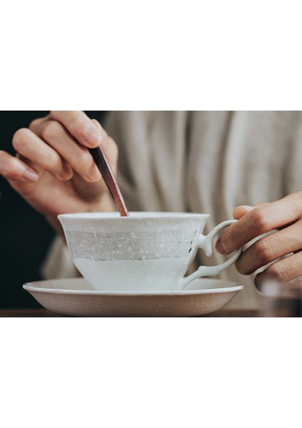 Retro Seramik Kahve Kupa Çay Bardağı ve Tabağı Seti Stoneware Kupalar Ingilizce Latte Kupası Kahvaltı Kupası Cafe Drinkware | Kahve Kupası ve tabak Setleri (Yurt Dışından)