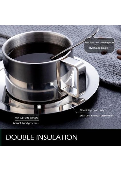 Kupa Kahve Yaratıcı Kupalar Arapça Kahve Fincanı Hediye Için Anne Paslanmaz Çelik Gözlük Çay Çay Bardağı ve Daire Setleri Için Setleri Sofra | Kupalar (Yurt Dışından) fiyatları