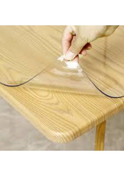 Şeffaf Masa Örtüsü 70 x 150 cm 1.8 mm Pvc Masa Örtüsü Koruyucu
