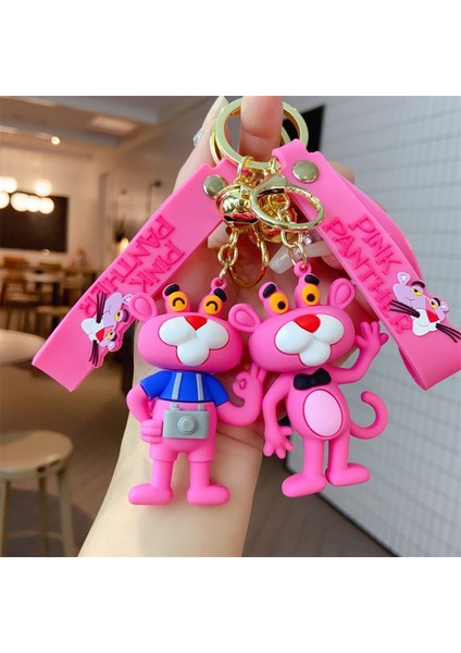 Pink Panther Pembe Panter Anahtarlık ve Çanta Aksesuarı