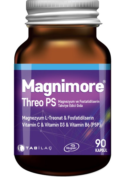 Magnimore Threo Ps Kapsül 90 Adet