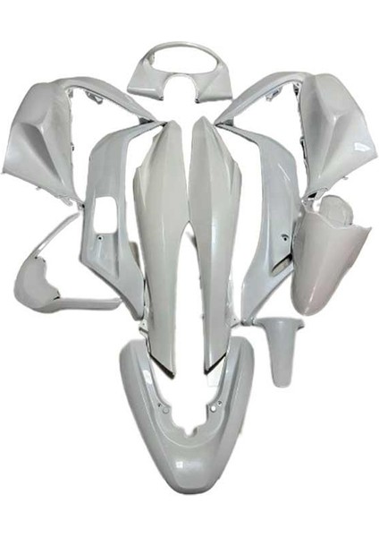 Honda Pcx125 2011-2013 Komple Grenaj Kaporta Seti Beyaz Cs
