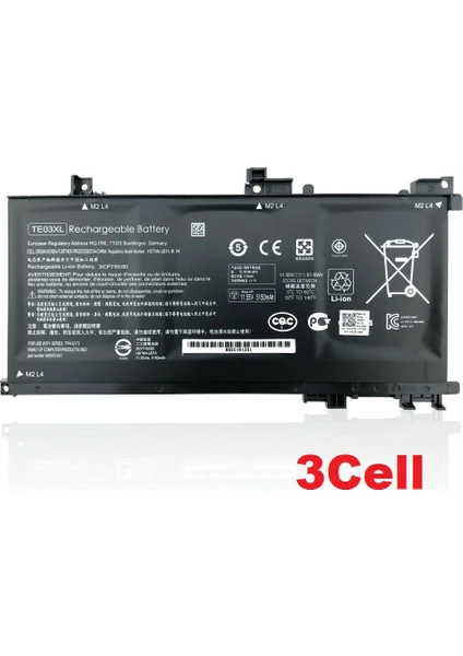 Hp 15-AX000 TE03XL TE04XL Notebook Bataryası Pili (3cell)