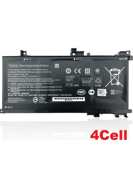 Hp 15-AX000 TE03XL TE04XL Bataryası - Pili - 4 Cell