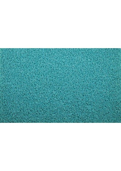 COLOURMAT TURKUAZ Kaydırmaz Kaymaz Yolluk Karmaşık Halı Kıvırcık Paspas 1m X 2m (TURKUAZ)