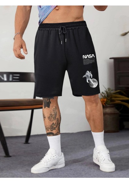 Baskılı Kısa Şort-Daxis Sportwear Company