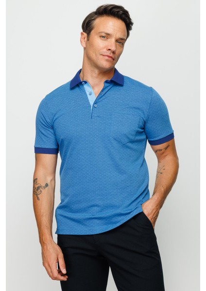 Erkek Polo Yaka Cepli Jakarlı Tshirt Saks fiyatları