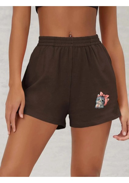 Baskılı Kadın Kısa Şort Daxis Sportwear Company fırsatları