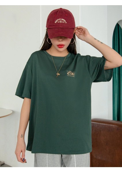 Baskılı Oversize Unisex Tshirt Daxis Sportwear Company