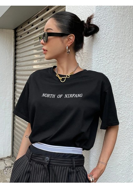 Baskılı Oversize Unisex Tshirt Daxis Sportwear Company