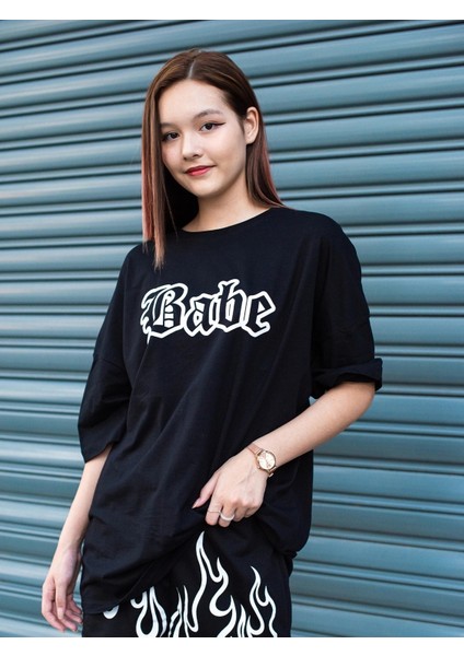 Baskılı Oversize Tshirt Daxis Sportwear Company