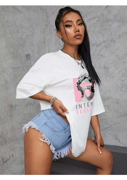 Oversize Baskılı Tshirt Daxis Sportwear Company fiyatları