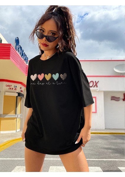 Oversize Baskılı Tshirt Daxis Sportwear Company fırsatları