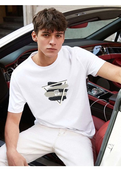 Baskılı Oversize Tshirt-Daxis Sportwear Company