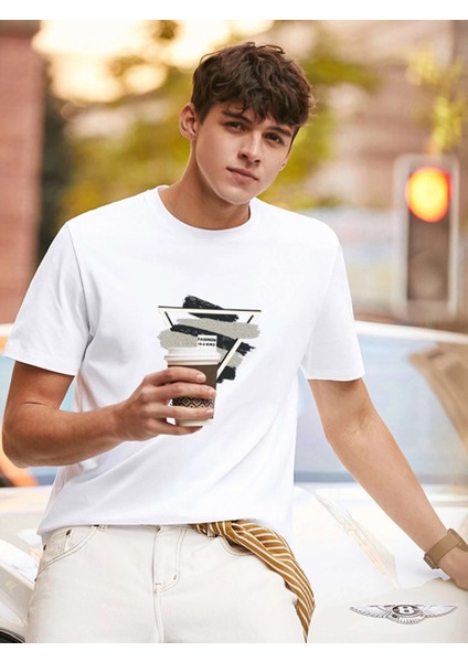 Baskılı Oversize Tshirt-Daxis Sportwear Company modelleri