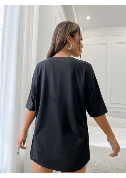 Baskılı Oversize Tshirt Daxis Sportwear Company fırsatları