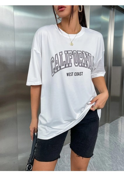 Baskılı Oversize Tshirt Daxis Sportwear Company