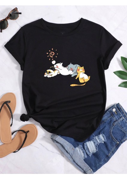 Oversize Baskılı Tshirt Daxis Sportwear Company