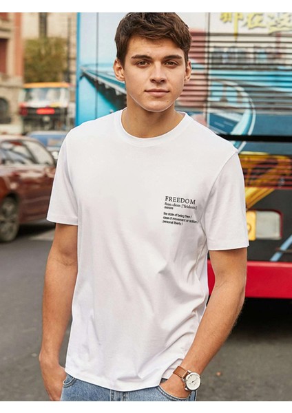 Erkek Freedom Baskılı Oversize Tshirt Daxis Sportwear Company fiyatları