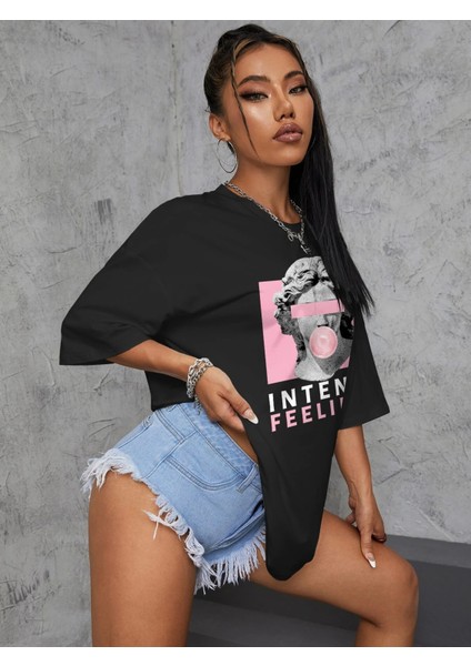 Unisex Oversize Baskılı Tshirt Daxis Sportwear Company fiyatları