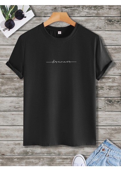 Baskılı Oversize Tshirt-Daxis Sportwear Company