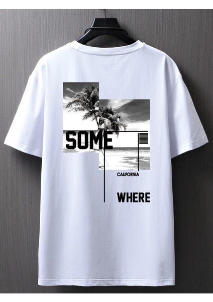 Calıfornıa Baskılı Oversize Tshirt-Daxis Sportwear Company