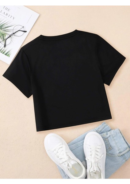Baskılı Crop Tshirt Daxis Sportwear Company fiyatları