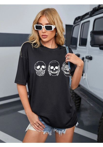 Baskılı Oversize Tshirt Daxis Sportwear Company