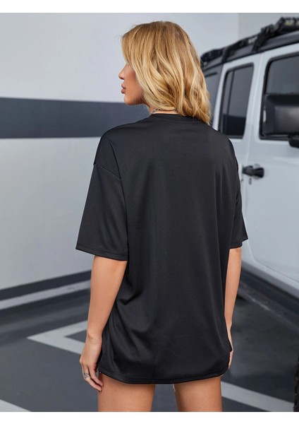 Baskılı Oversize Tshirt Daxis Sportwear Company
