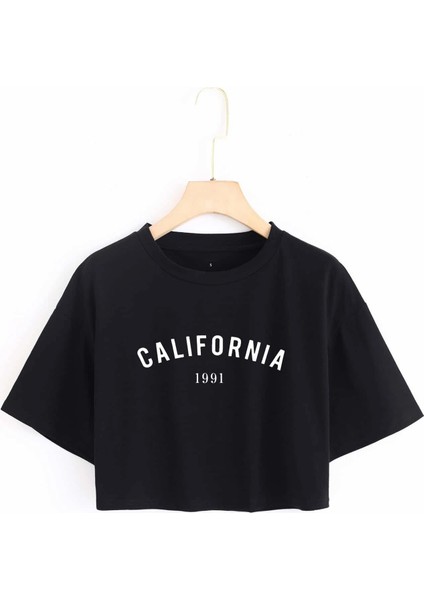 Baskılı Crop Tshirt Daxis Sportwear Company