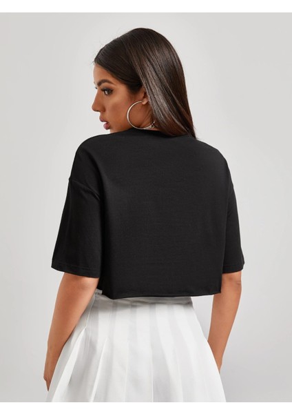 Baskılı Crop Tshirt Daxis Sportwear Company fırsatları