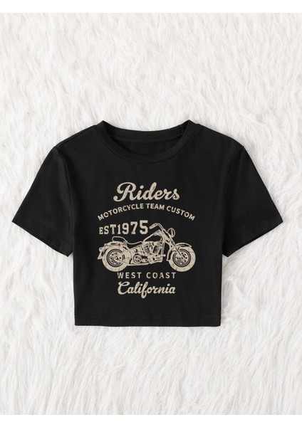 Baskılı Crop Tshirt Daxis Sportwear Company fiyatları