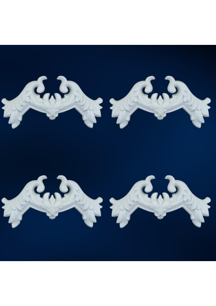 Boyanabilir Duvar Çıtası Köşe Motif 4 Adet 2,5 cm GBM - B115 - 4
