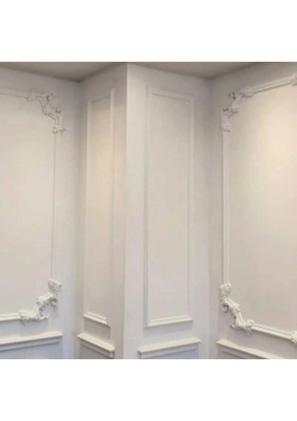 Boyanabilir Duvar Çıtası Köşe Motif 4 Adet 2,5 cm GBM - B115 - 4