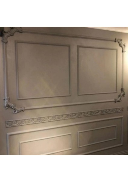 Boyanabilir Duvar Çıtası Köşe Motif 4 Adet 2,5 cm GBM - B115 - 4