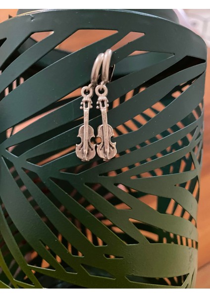 Keman Küpe Erkek Kadın